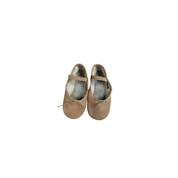 ABF Spotlight Girls Pink Dance Shoes Slippers Ballet Full Sole 9.5C - Picture 1 of 4